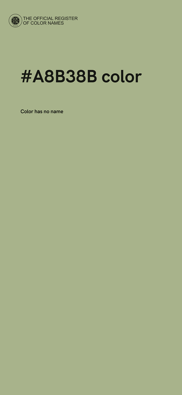 #A8B38B color image