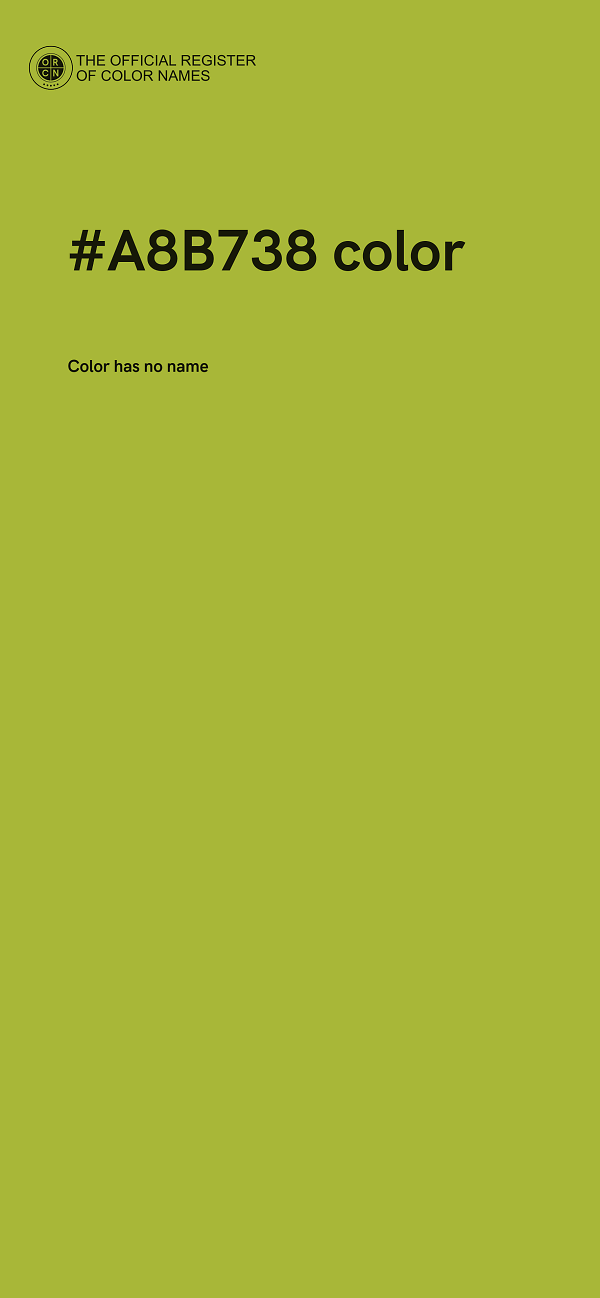 #A8B738 color image