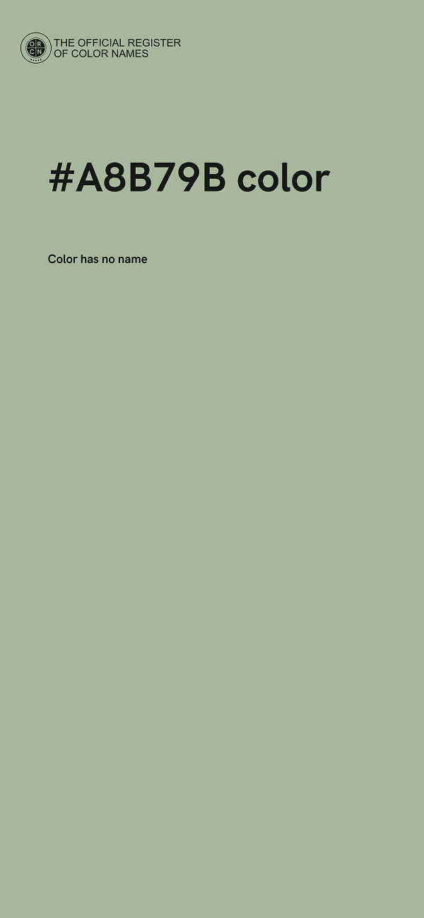 #A8B79B color image