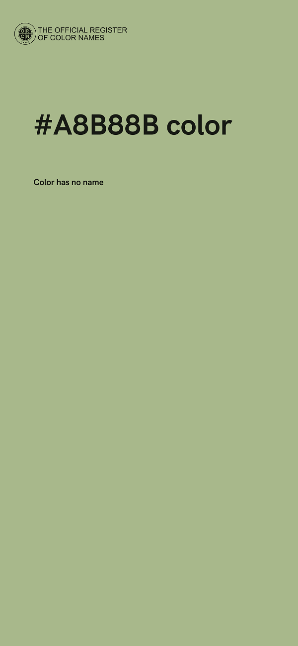 #A8B88B color image
