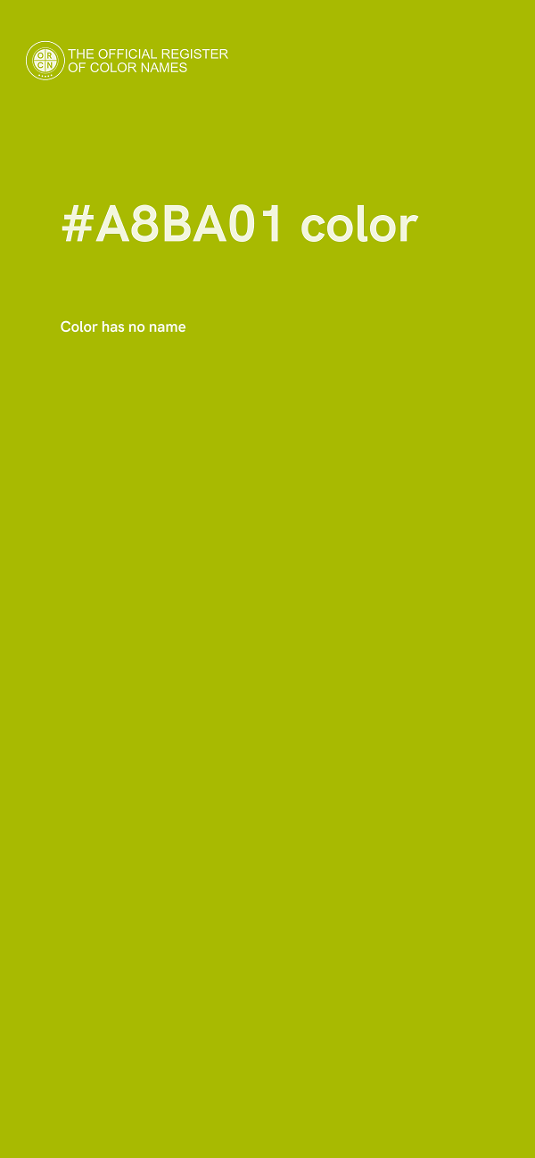 #A8BA01 color image