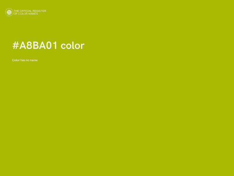 #A8BA01 color image