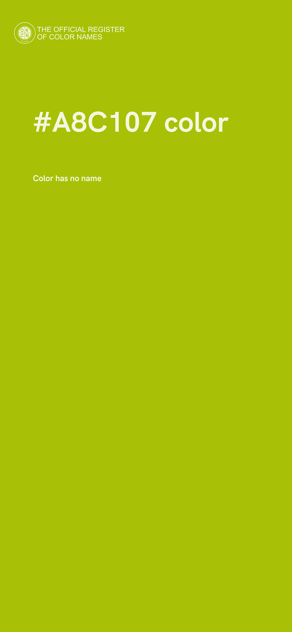 #A8C107 color image