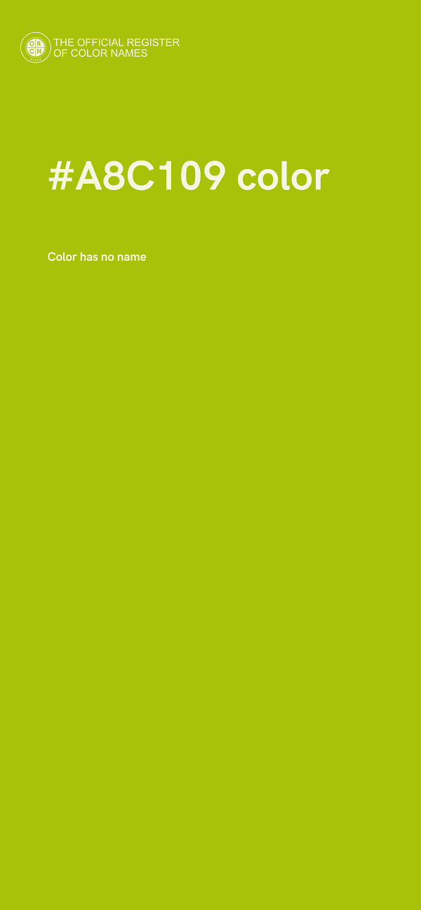 #A8C109 color image