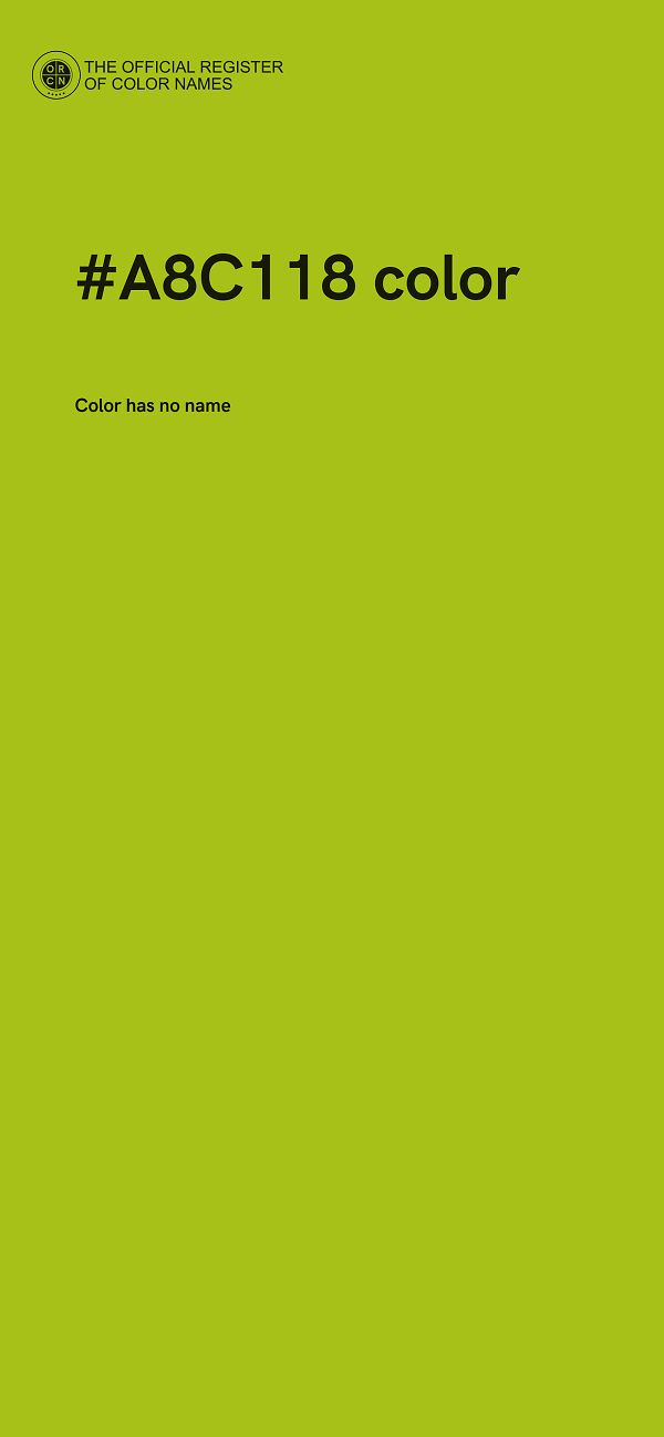 #A8C118 color image