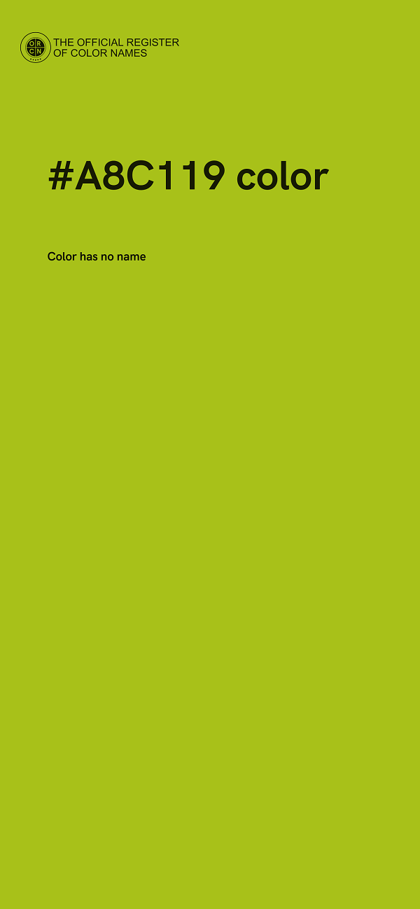 #A8C119 color image