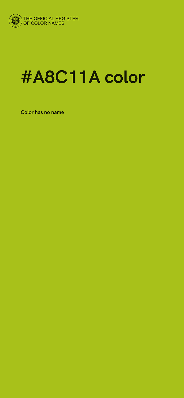 #A8C11A color image