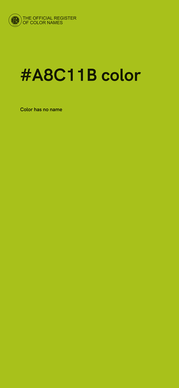 #A8C11B color image