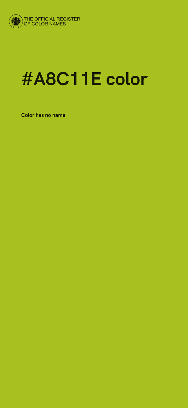 #A8C11E color image