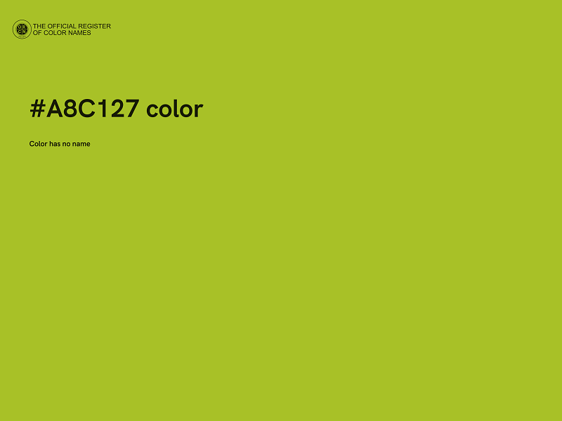 #A8C127 color image