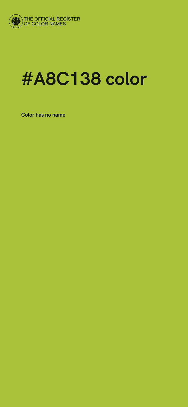 #A8C138 color image