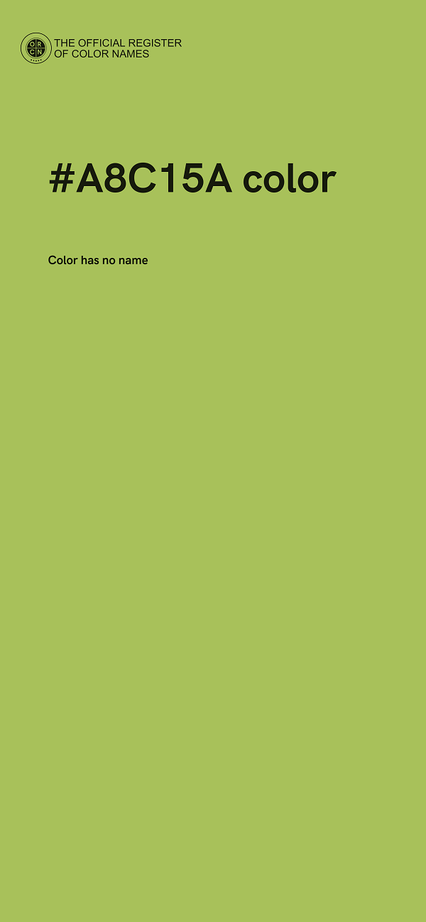 #A8C15A color image
