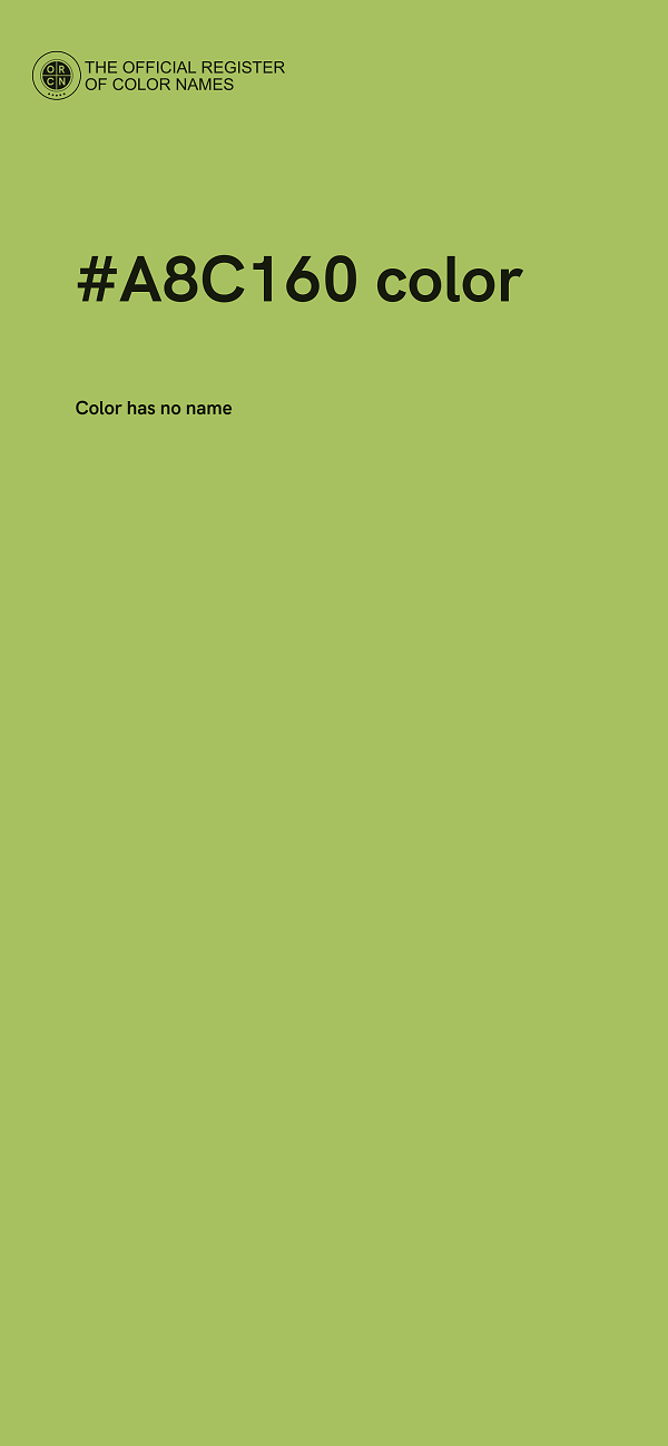 #A8C160 color image