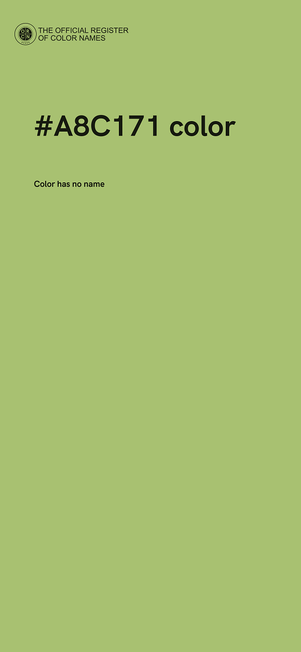 #A8C171 color image