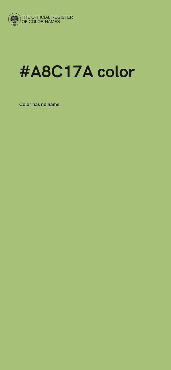 #A8C17A color image