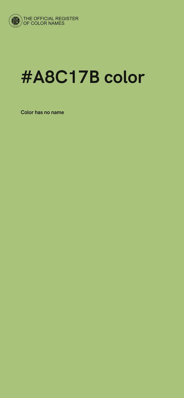 #A8C17B color image
