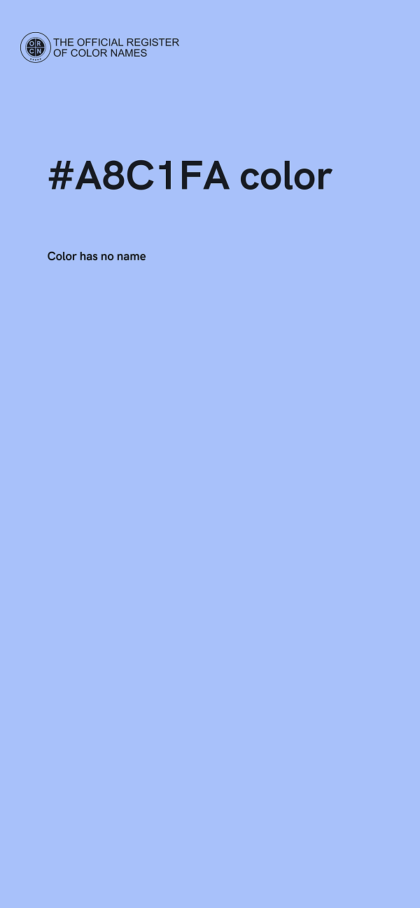 #A8C1FA color image