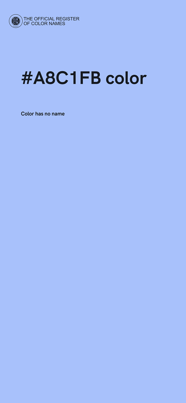 #A8C1FB color image