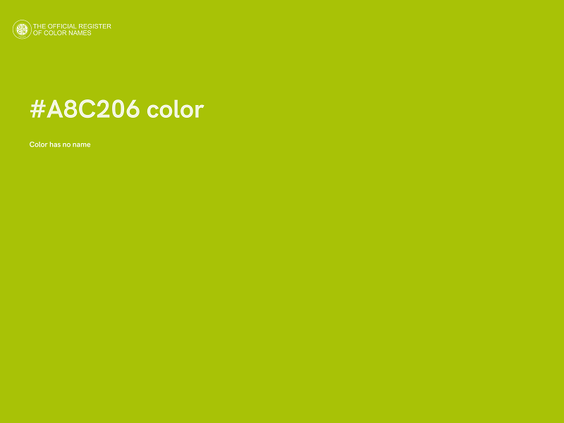 #A8C206 color image