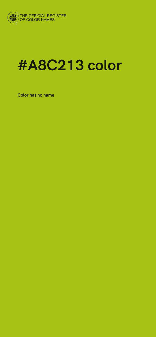 #A8C213 color image
