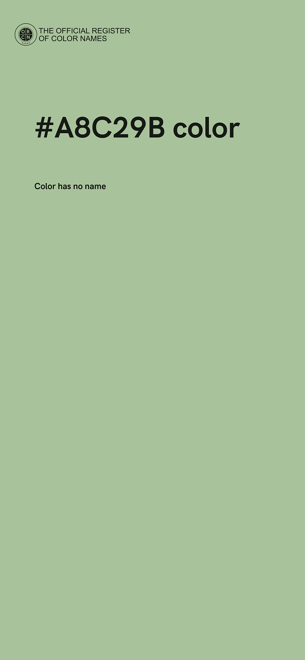 #A8C29B color image
