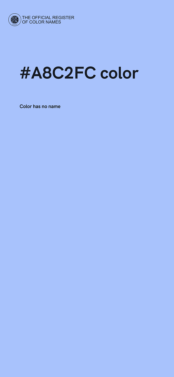 #A8C2FC color image