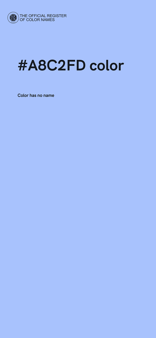#A8C2FD color image