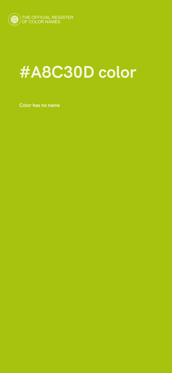 #A8C30D color image