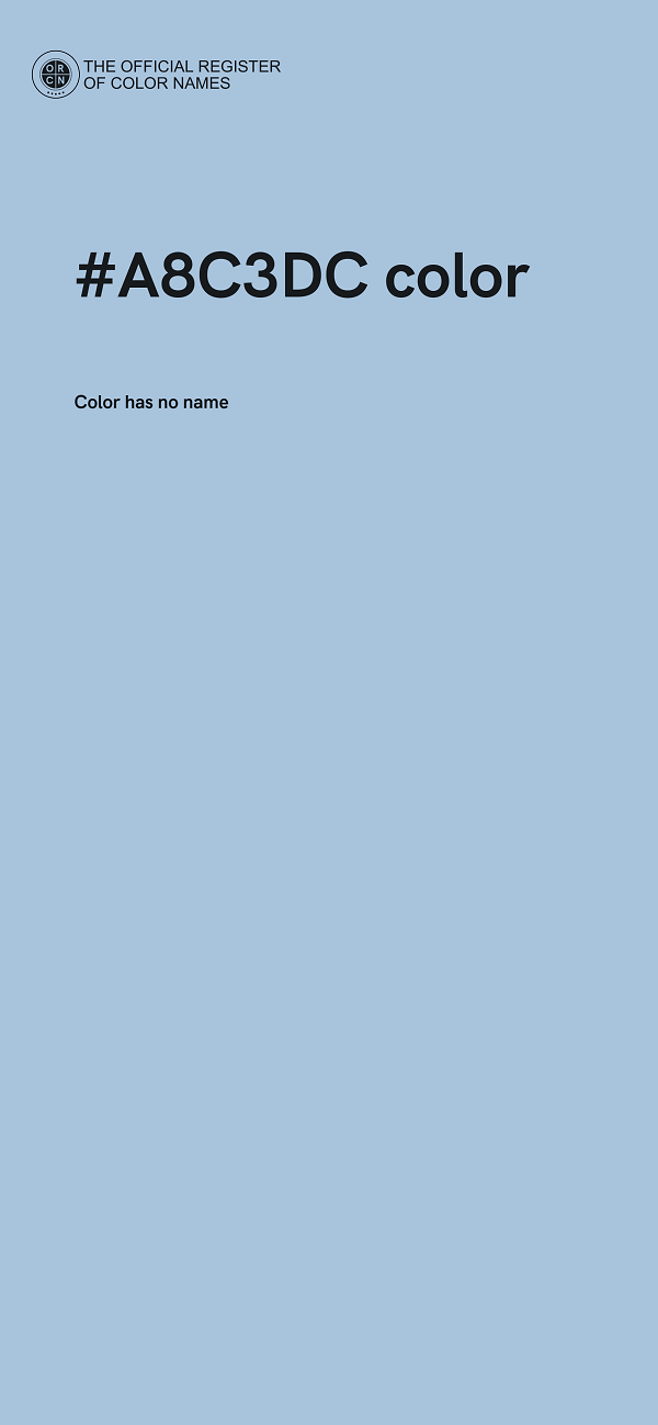 #A8C3DC color image
