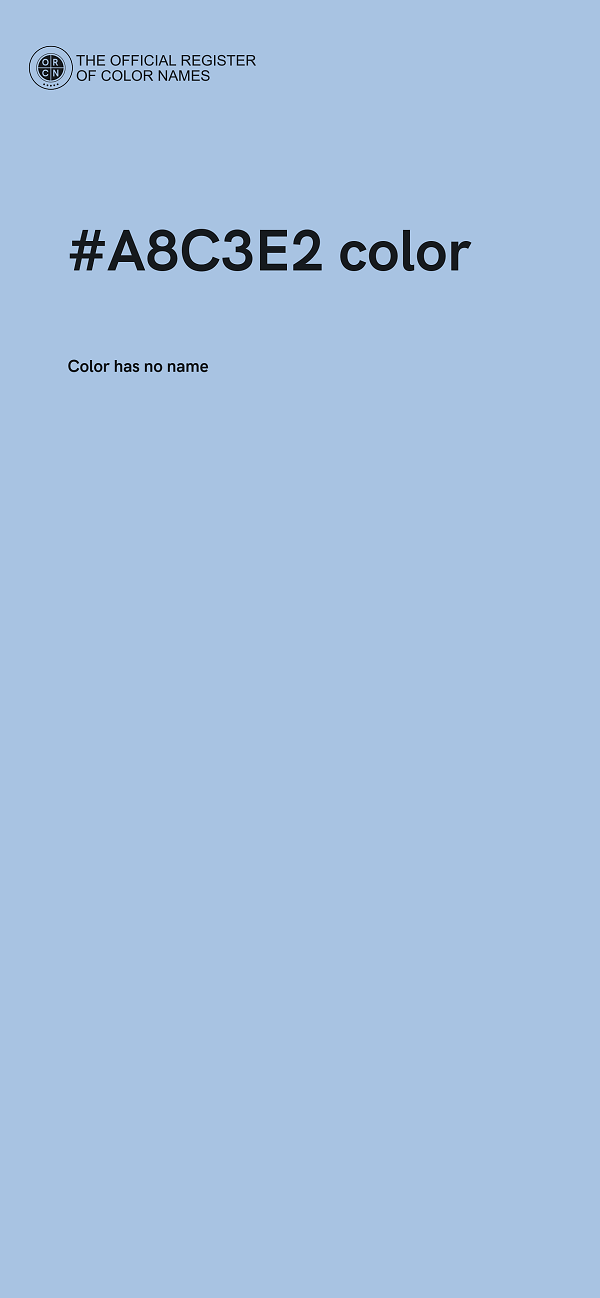 #A8C3E2 color image