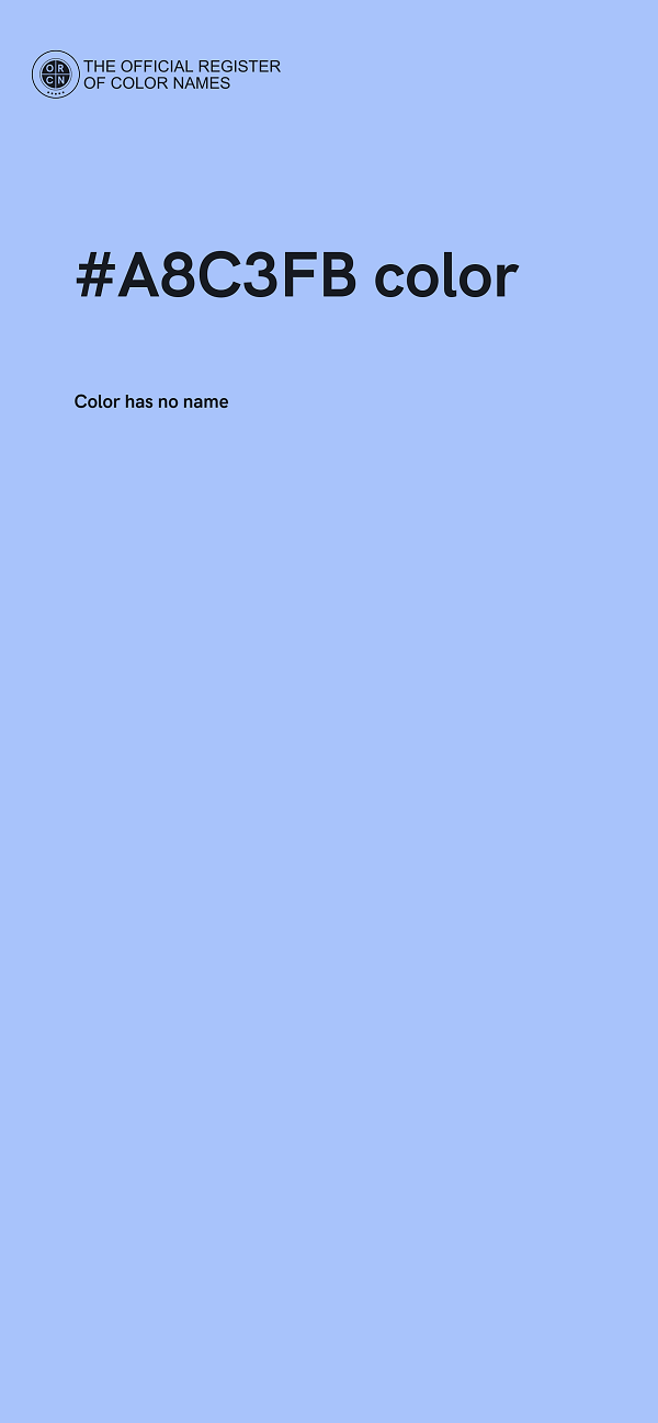 #A8C3FB color image