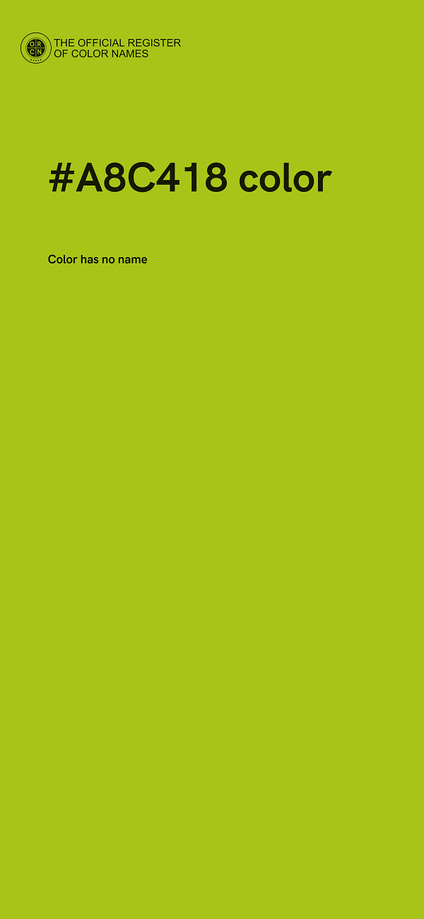 #A8C418 color image