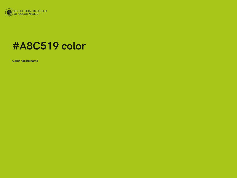 #A8C519 color image