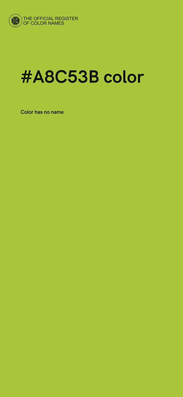 #A8C53B color image