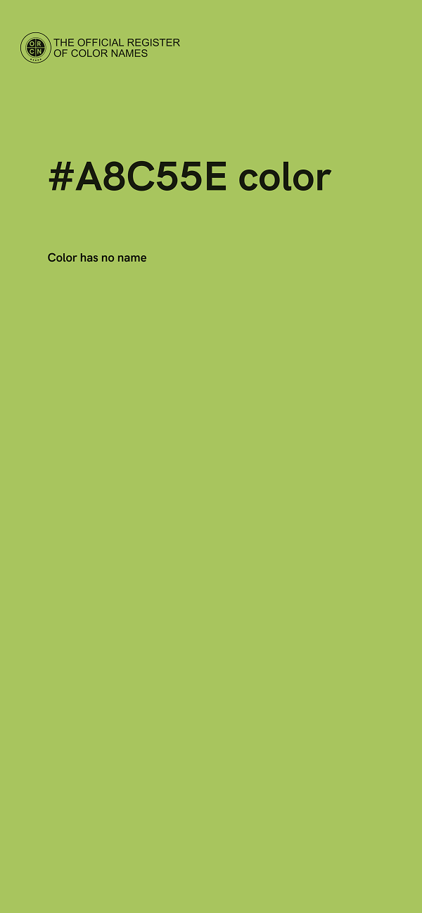 #A8C55E color image
