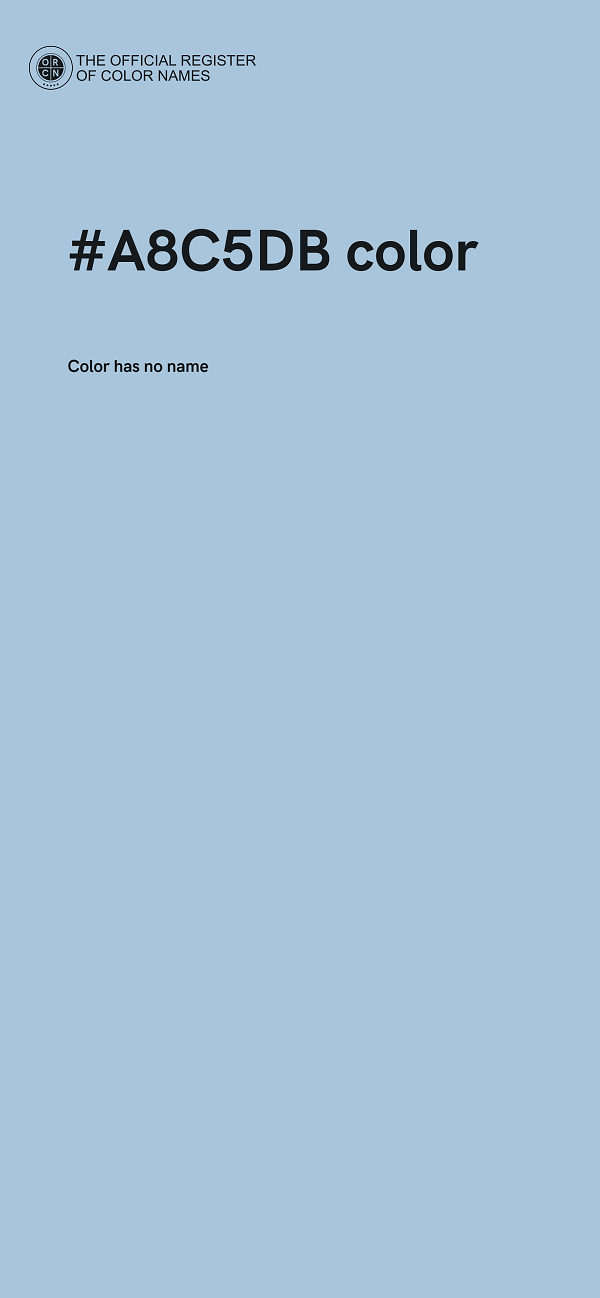 #A8C5DB color image