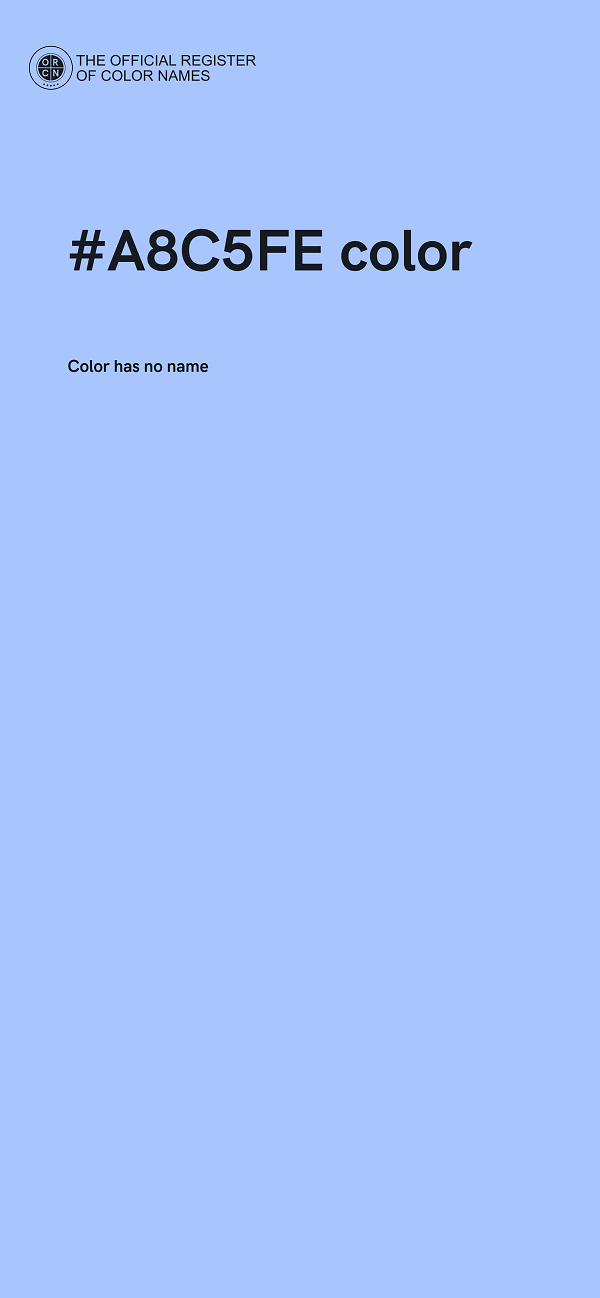 #A8C5FE color image