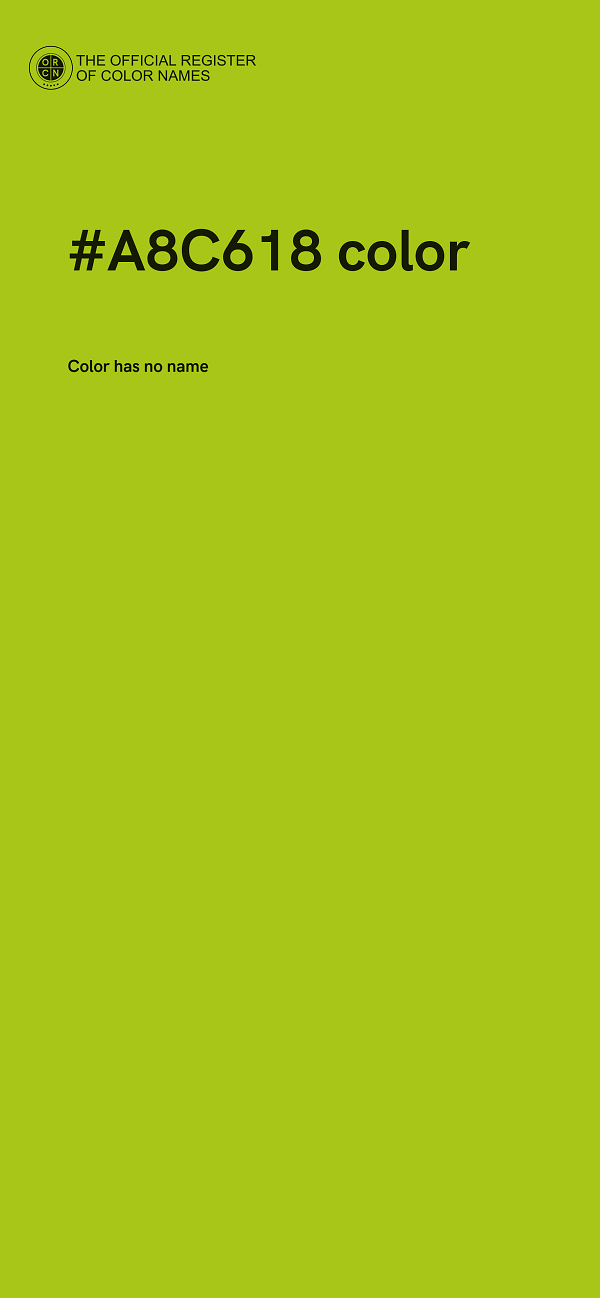 #A8C618 color image