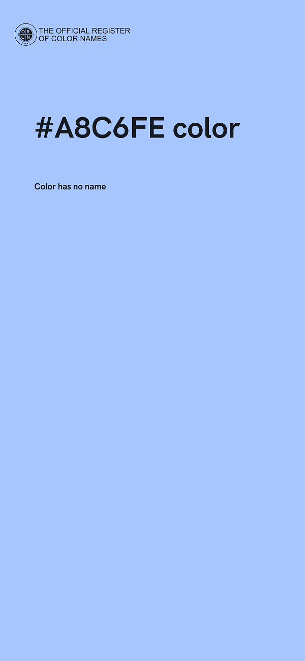 #A8C6FE color image