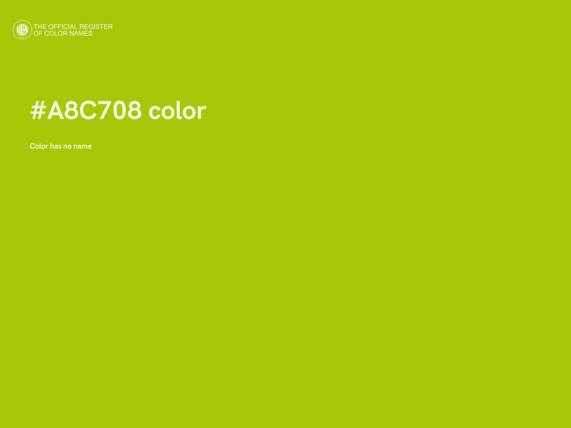 #A8C708 color image