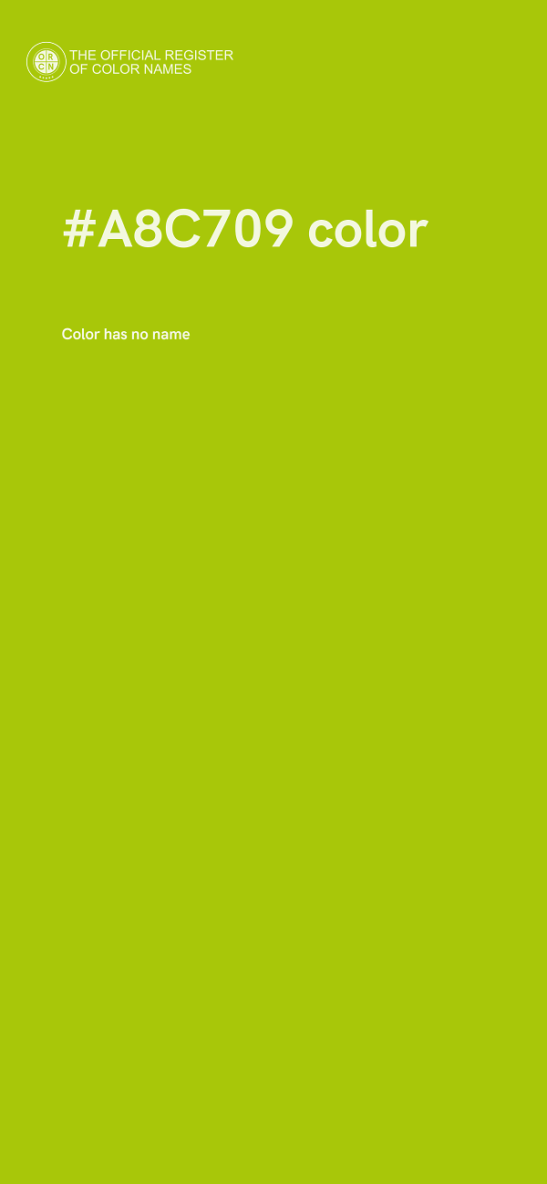 #A8C709 color image