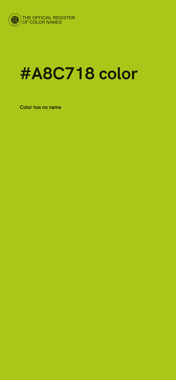 #A8C718 color image