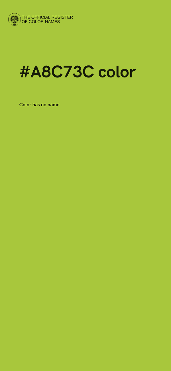 #A8C73C color image