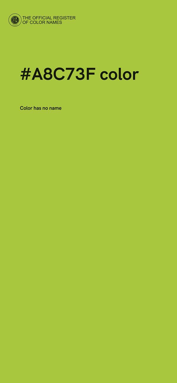 #A8C73F color image
