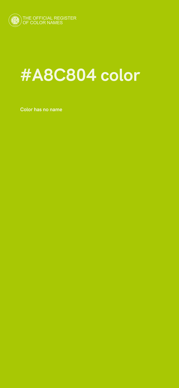 #A8C804 color image