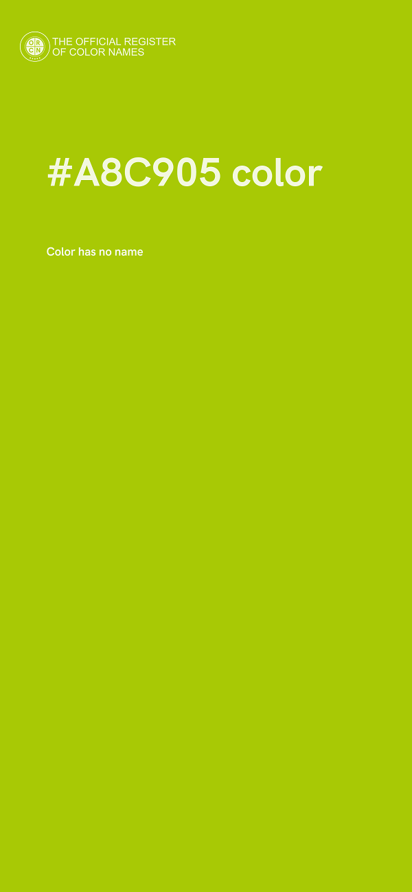 #A8C905 color image