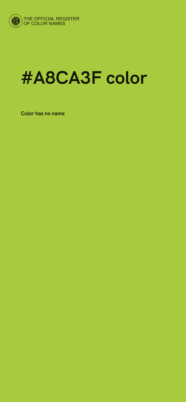 #A8CA3F color image