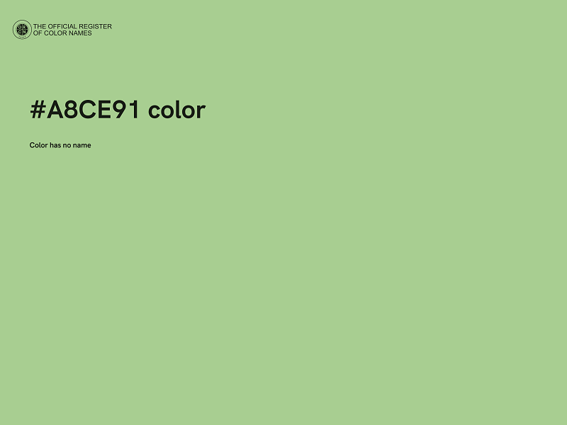 #A8CE91 color image
