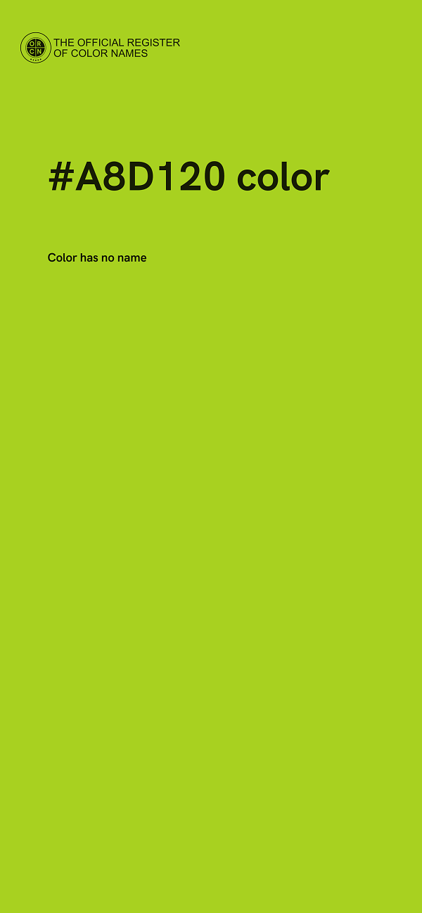 #A8D120 color image