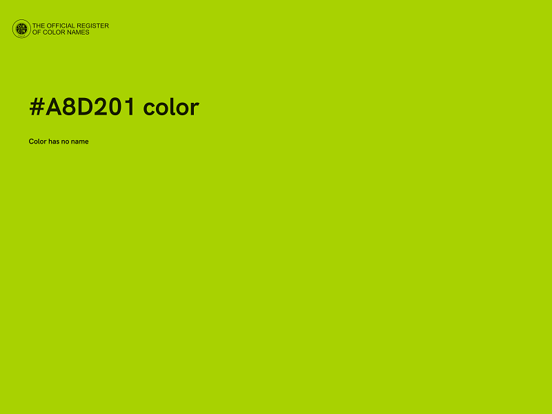 #A8D201 color image